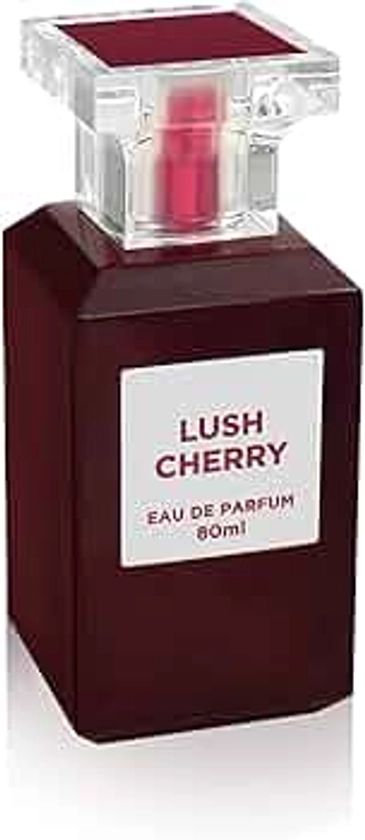 Fragrance World Lush Cherry Eau de Parfum 80 ml pour homme et femme Parfum arabe Woody Cherry Sweet Fragrance