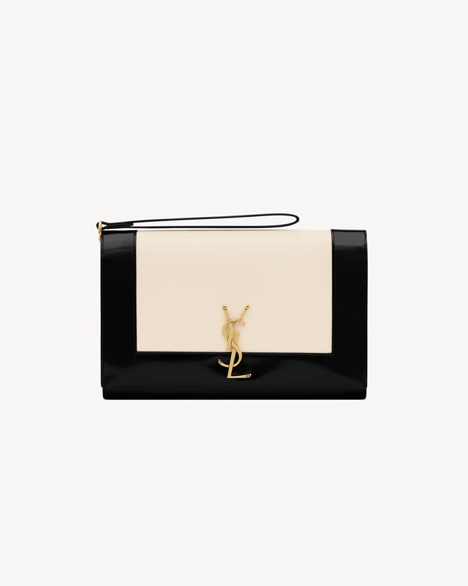 CASSANDRE flap pouch in lambskin and brushed leather | Saint Laurent | YSL.com