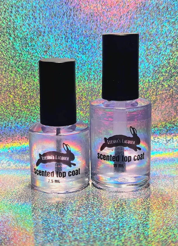 Scented Clear Top Coat, 5-Free Quick Dry Nail Polish