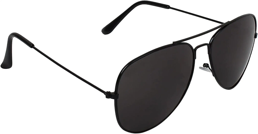 Buy JUST-STYLE Black Aviator Unisex Sunglasses at Amazon.in