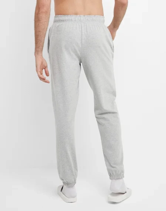 Lightweight Lounge Pants, Cinched Hem, C Logo, 31.5"