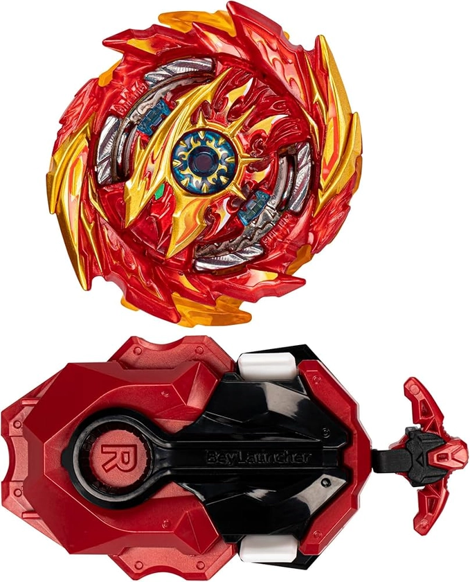 Beyblade Burst Pro Series, Pack de Lanceur à Corde Super Hyperion avec toupie, Jouet pour Filles et garçons