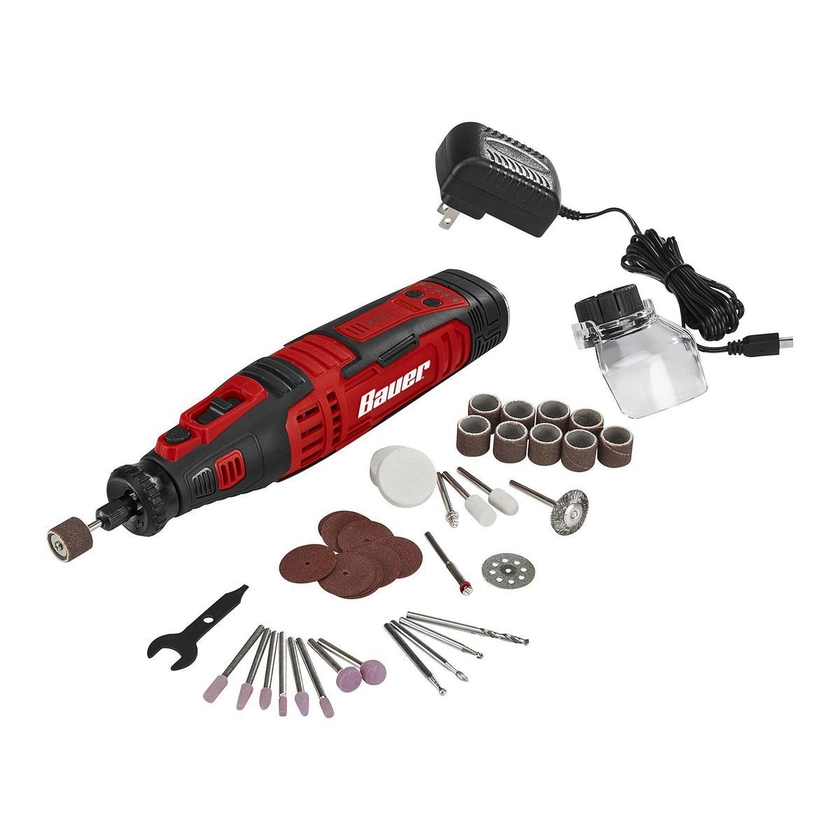 8V Cordless Variable Speed Rotary Tool Kit, 40 Piece