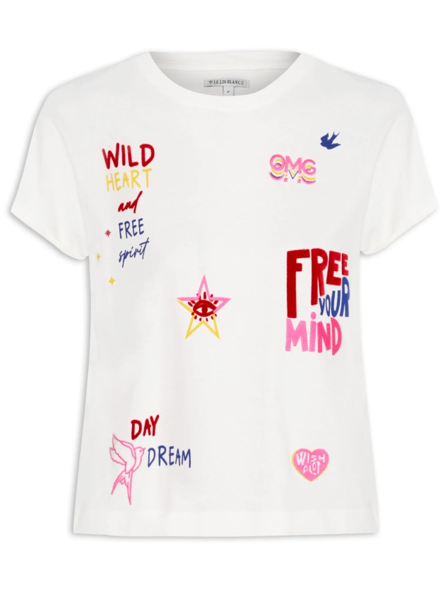 Blusa Feminina Elementos Wild - Off White