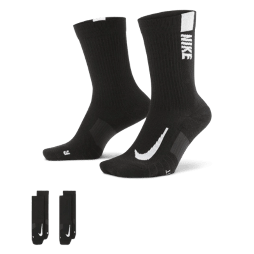 Chaussettes mi-mollet Nike Multiplier (2 paires). Nike FR
