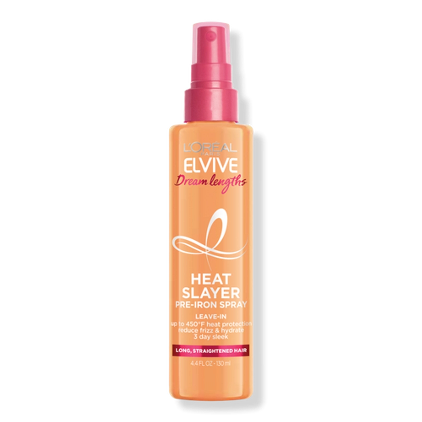 Elvive Dream Lengths Heat Slayer Pre-Iron Spray Leave-In - L'Oréal | Ulta Beauty