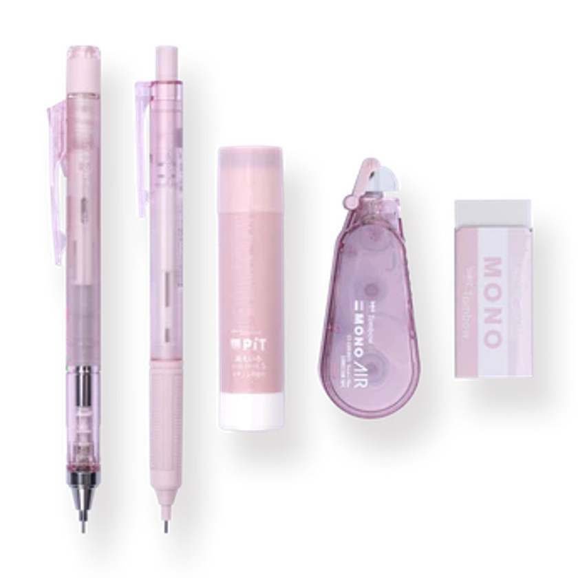 Tombow MONO PiT Pastel Glass Color Set - Glass Pink