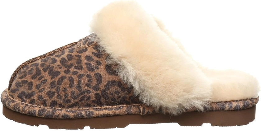 Amazon.com | BEARPAW Women's Loki Exotic Leopard Size 9 | Women's Slippers | Women's Shoes | Comfortable & Light-Weight | Slippers