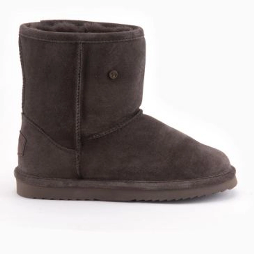 Warmbat Kangaroo femme suède Boot Pebble