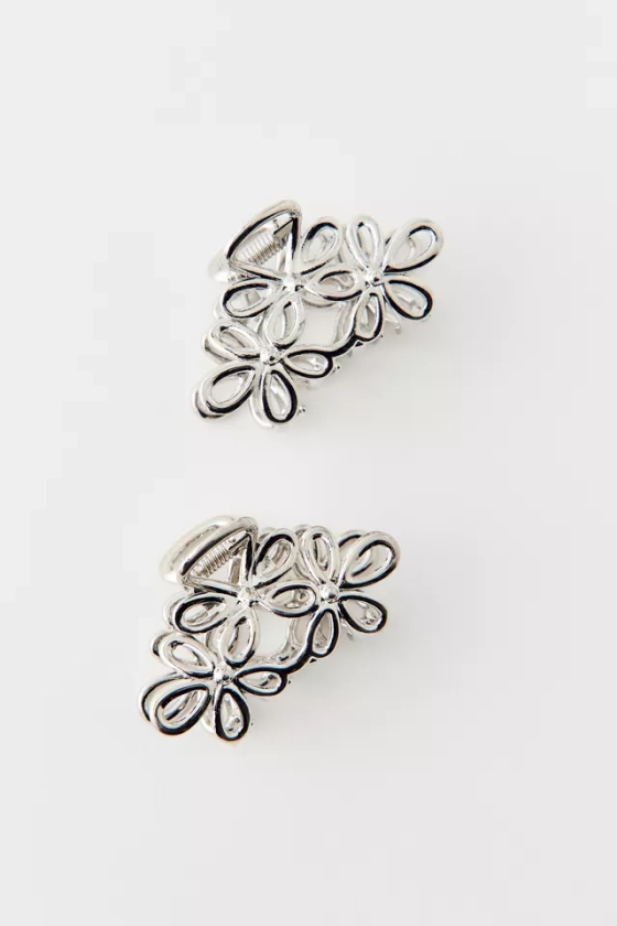 Mini Floral Claw Clip Set