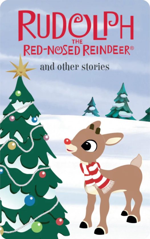 Rudolph the Red-Nosed Reindeer and Other Stories - Audiobook Card for Yoto Player