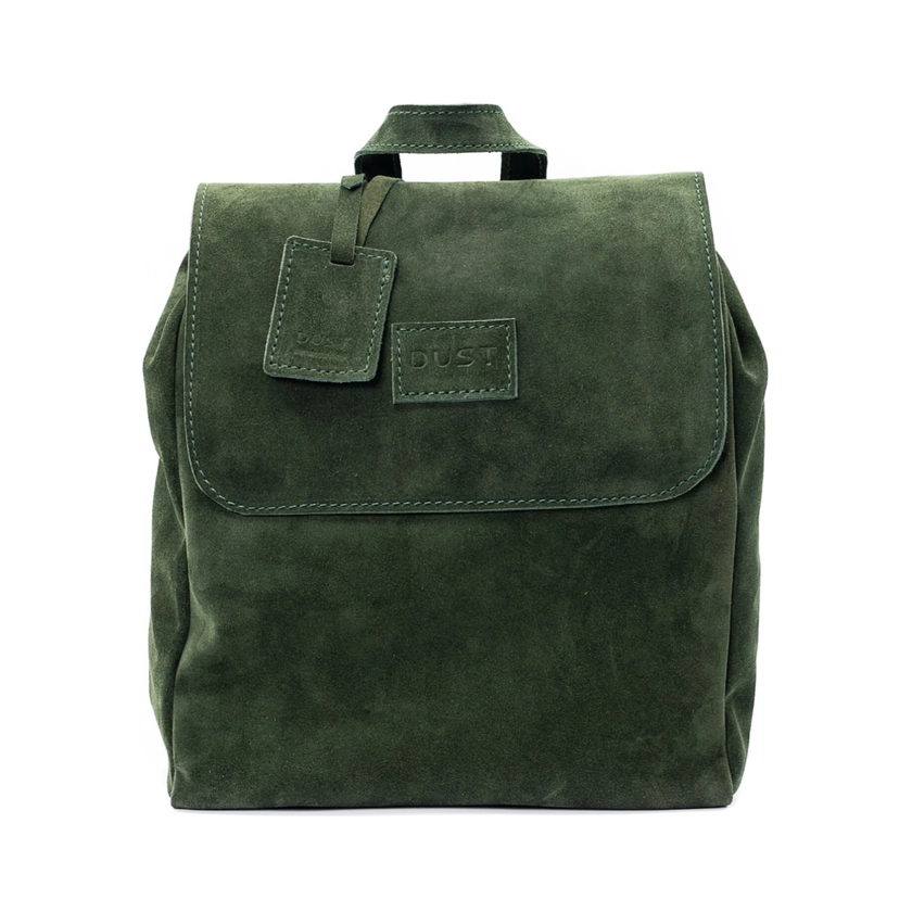 Leather Backpack Green Upper West Side Collection by THE DUST COMPANY