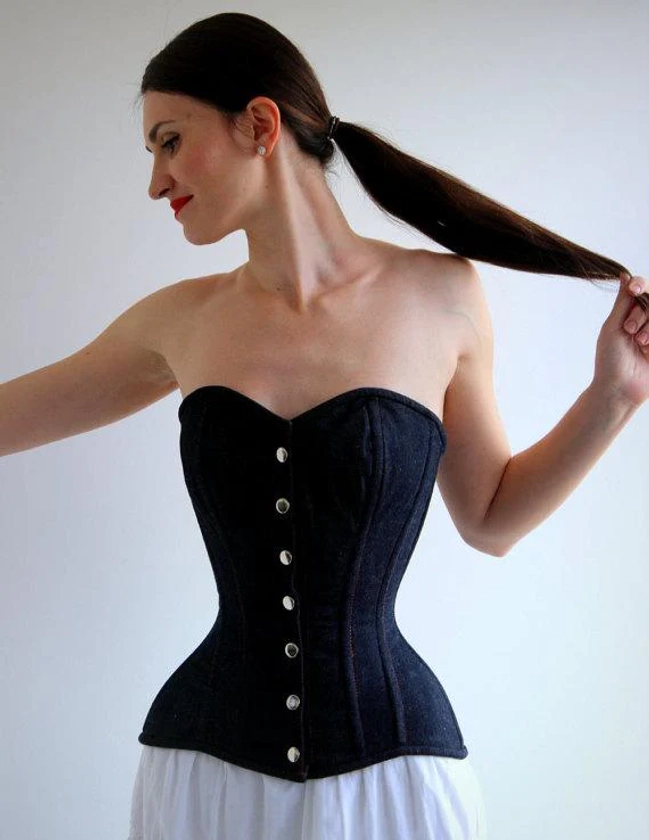 Authentic steel-boned corsets