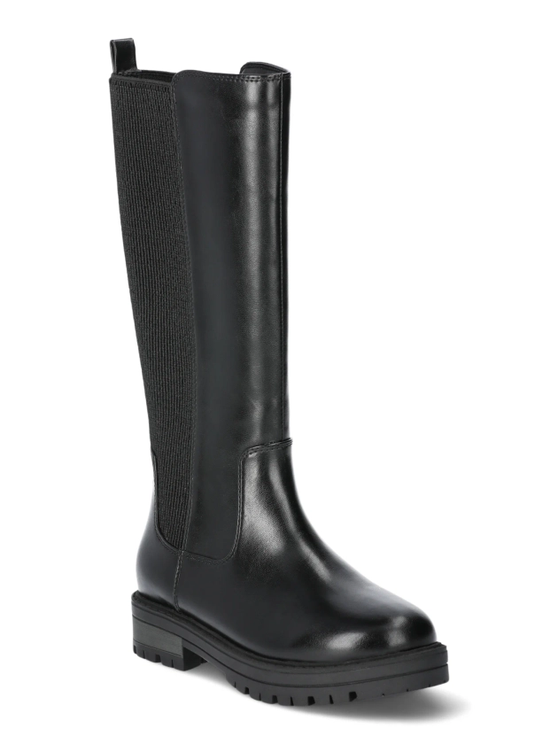 Wonder Nation Girls Faux Leather Tall Riding Boots