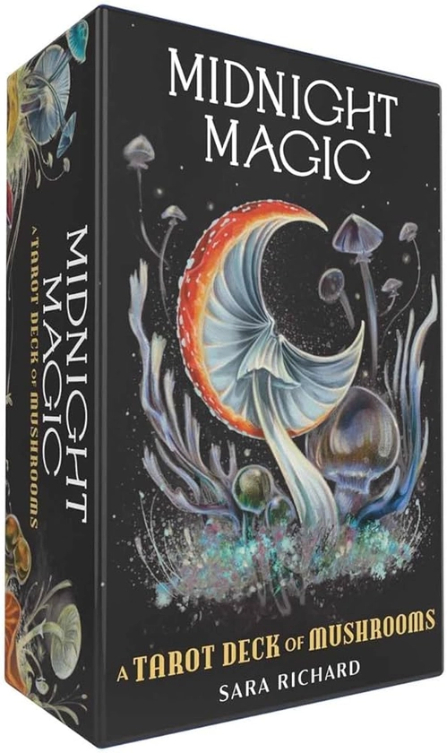 Midnight Magic: A Tarot Deck of Mushrooms: Amazon.co.uk: Richard, Sara: 9781507220139: Books
