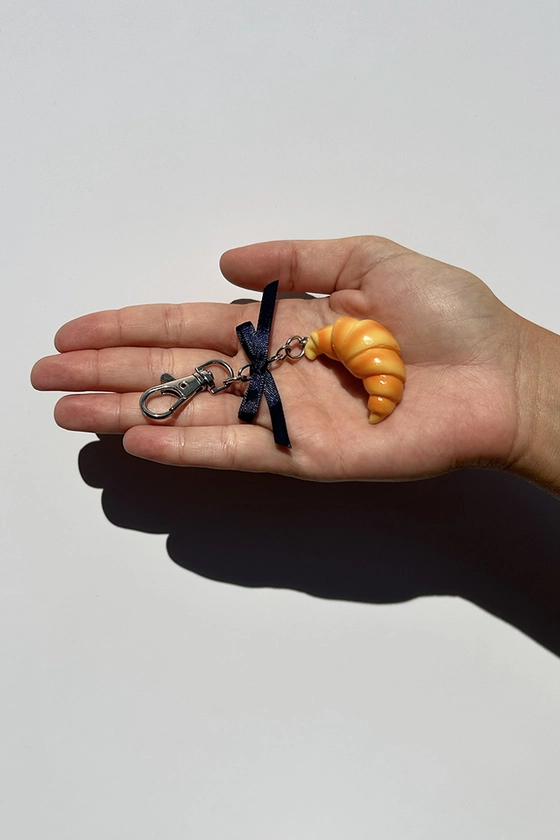 Croissant Keychain