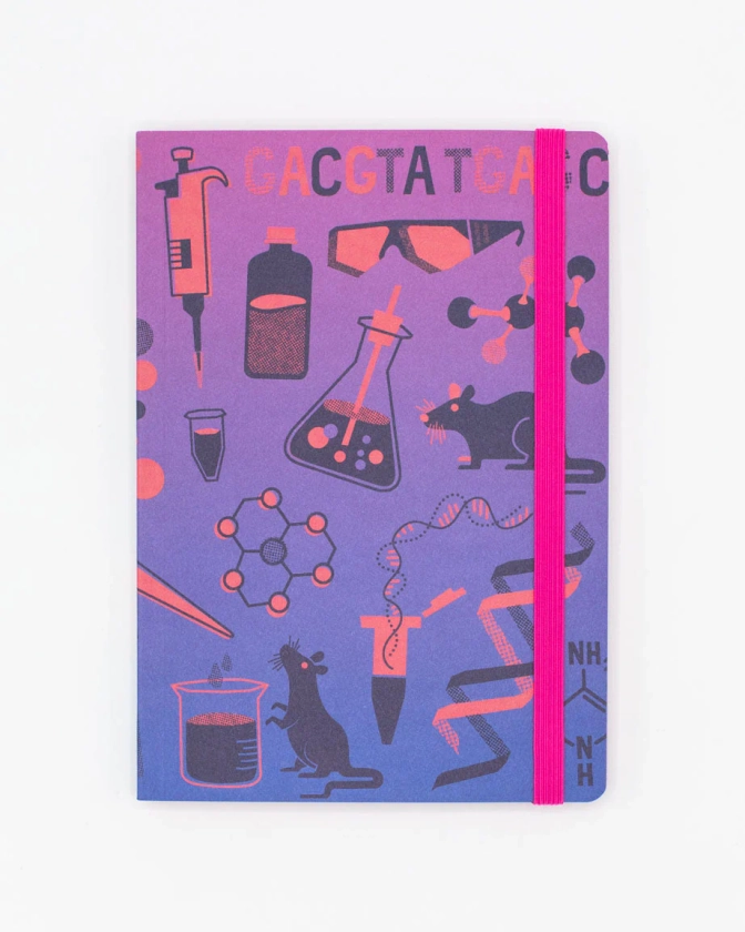 Retro Lab A5 Softcover Notebook - Dotted Lines | Cognitive Surplus