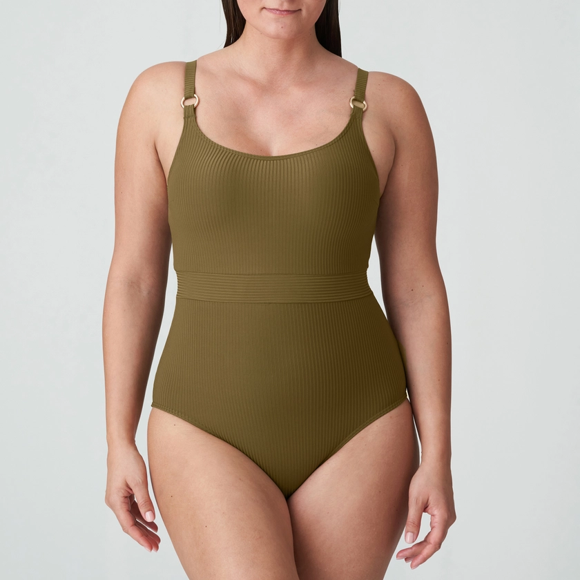 PrimaDonna Swim SAHARA olive maillot 1 pièce rmbré sans arm | PrimaDonna France