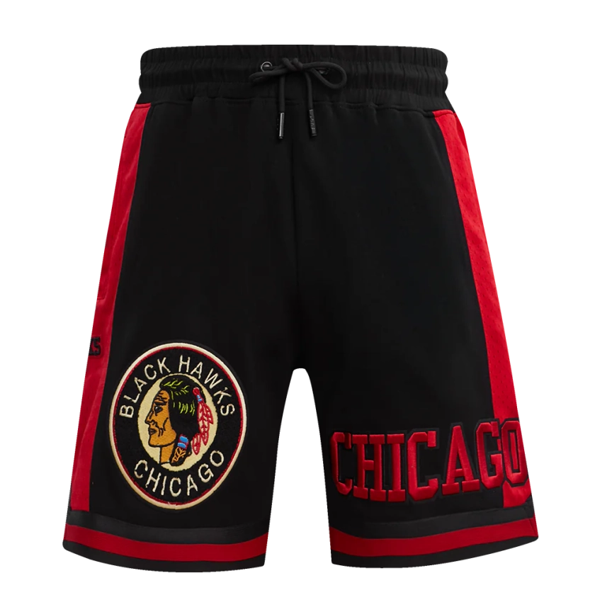 NHL CHICAGO BLACKHAWKS RETRO CLASSIC MEN'S 2.0 SHORT (BLACK/RED)