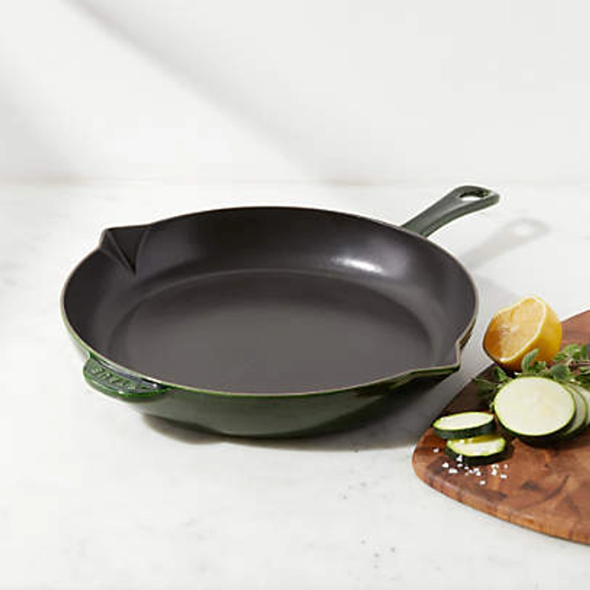 Staub Basil 12" Fry Pan + Reviews | Crate & Barrel