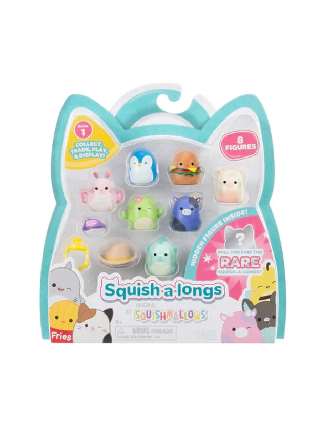 Squishmallows Figures, 8-Pack, Assorted