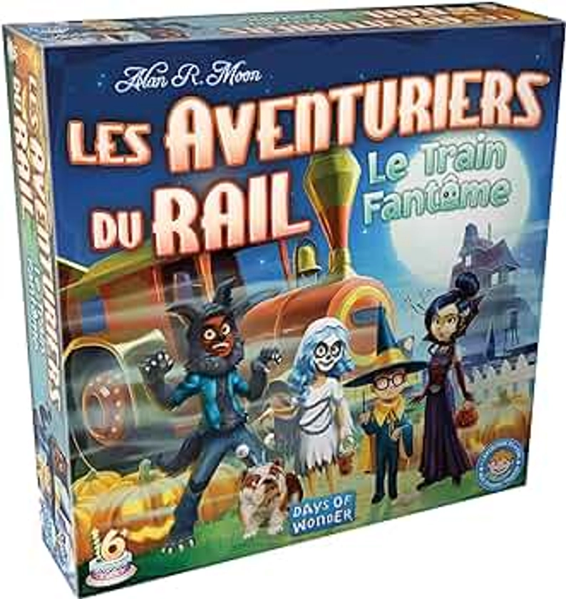 Days of Wonder - Asmodee - Les Aventuriers du Rail : Le Train Fantôme - Jeux de société - Jeux de plateau - Jeu famille à partir de 6 ans - 2 à 4 joueurs - Version française