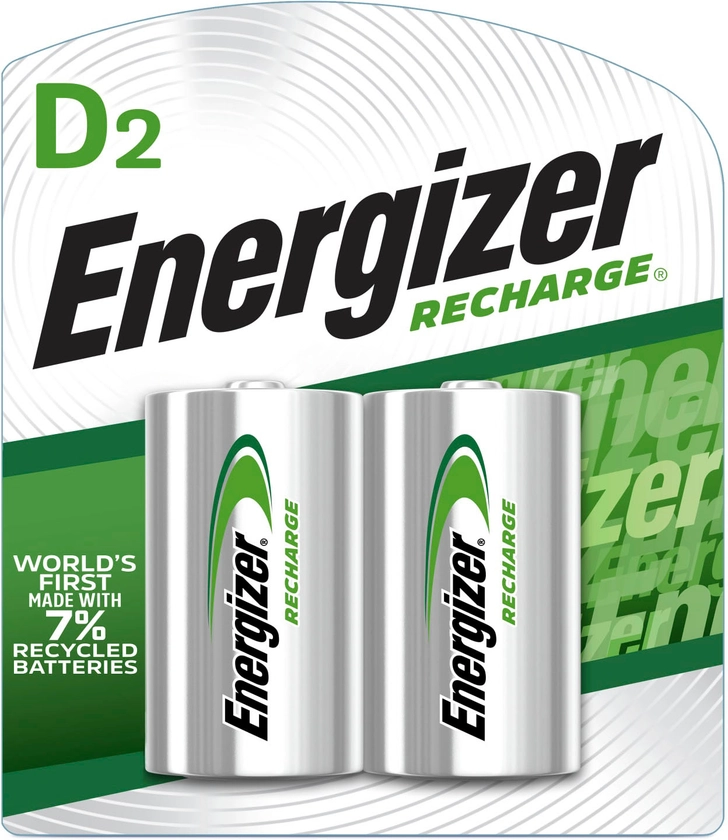 Energizer Rechargeable D Batteries (2 Pack), D Cell Batteries NH50BP-2 - Best Buy