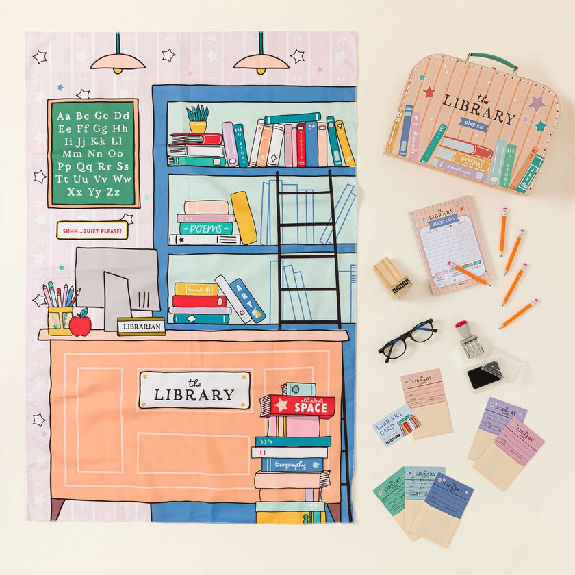 Library Pretend Play Kit | Play Library