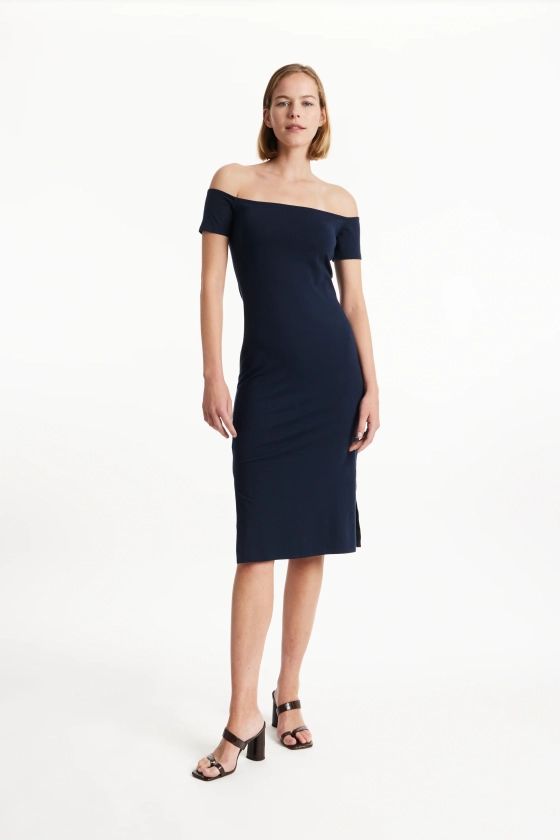 Emer Dress in Navy