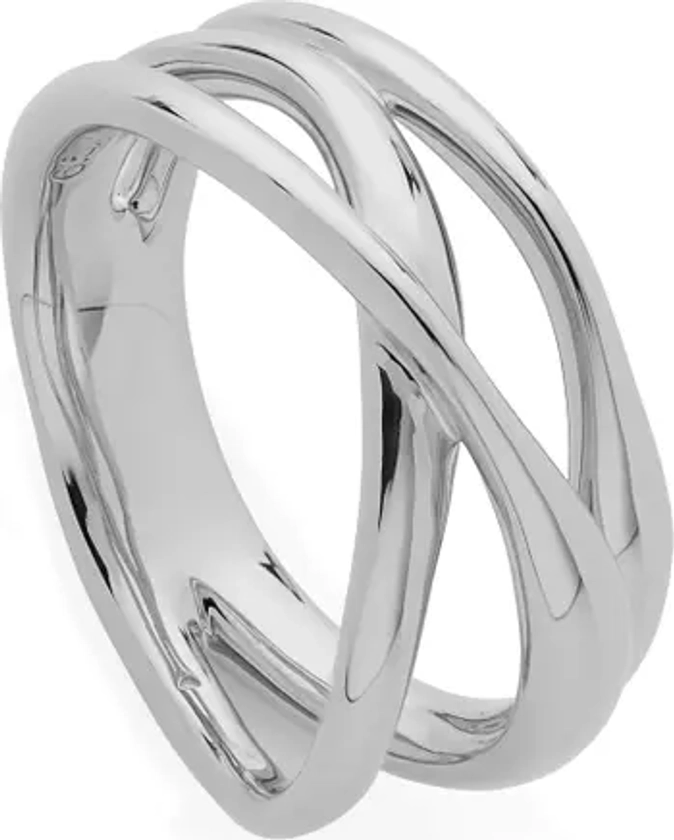 Monica Vinader Nura Crossover Ring | Nordstrom