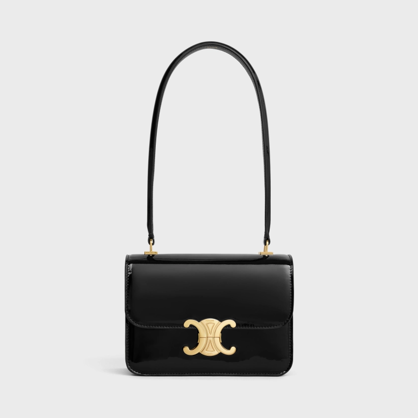 SAC GARANCE TEEN VEAU VERNI - NOIR | CELINE