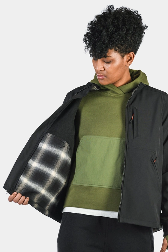 M’fon Women’s Work Jacket - Flannel Lined & Water-Resistant