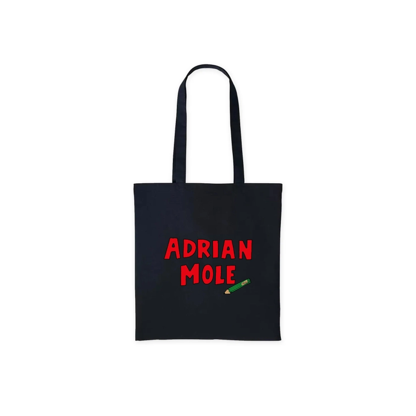 Adrian Mole Logo Tote Bag - Black