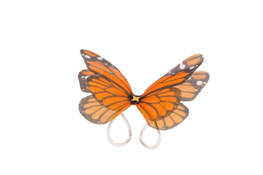 Fly High Butterfly Ring - Orange - Oana Savu