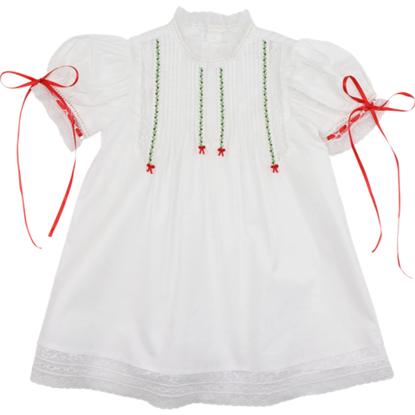 Holiday Embroidered Heirloom Dress