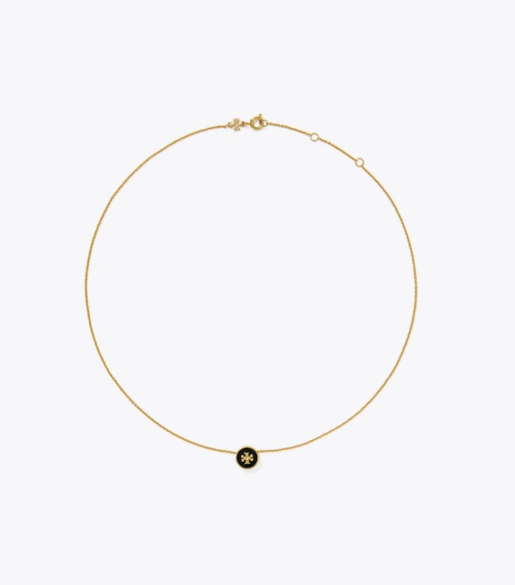 Kira Enamel Pendant Necklace: Women's Jewelry | Necklaces | Tory Burch UK
