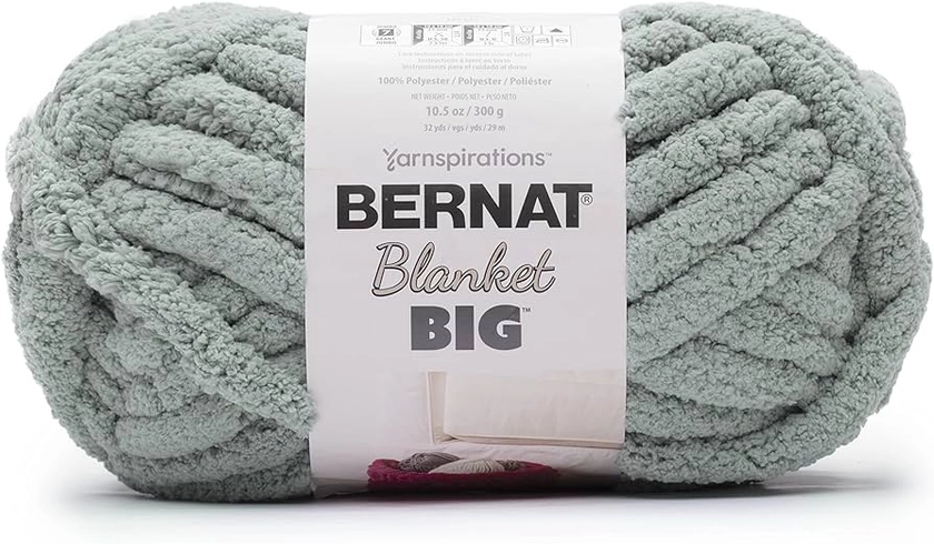 BERNAT Blanket 'Big', Misty Green, 300g