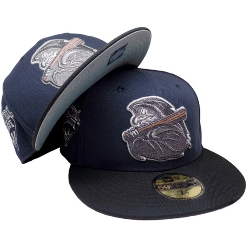 Rochester Red Wings 'Reaper' Custom New Era Fitted - Navy, Black, Brown