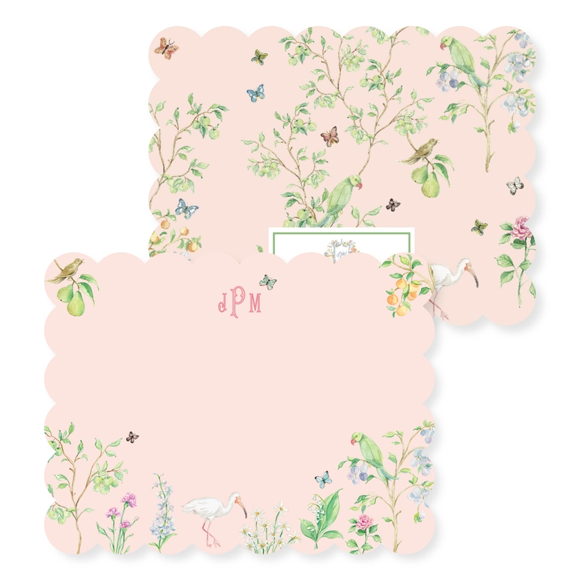 Pink Chinoiserie Personalized Stationery Set — Simply Jessica Marie