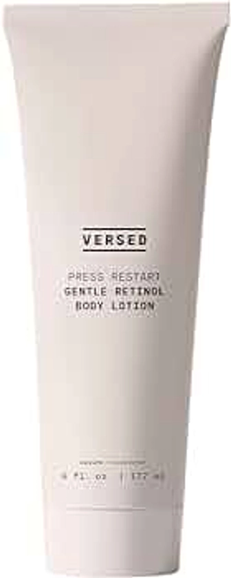 Versed Press Restart Retinol Body Lotion - Cocoa Butter + Squalane Moisturizer for Dry Skin - Firming Body Retinol to Smooth Texture & Brighten Skin - Body Breakout Treatment (6 oz)