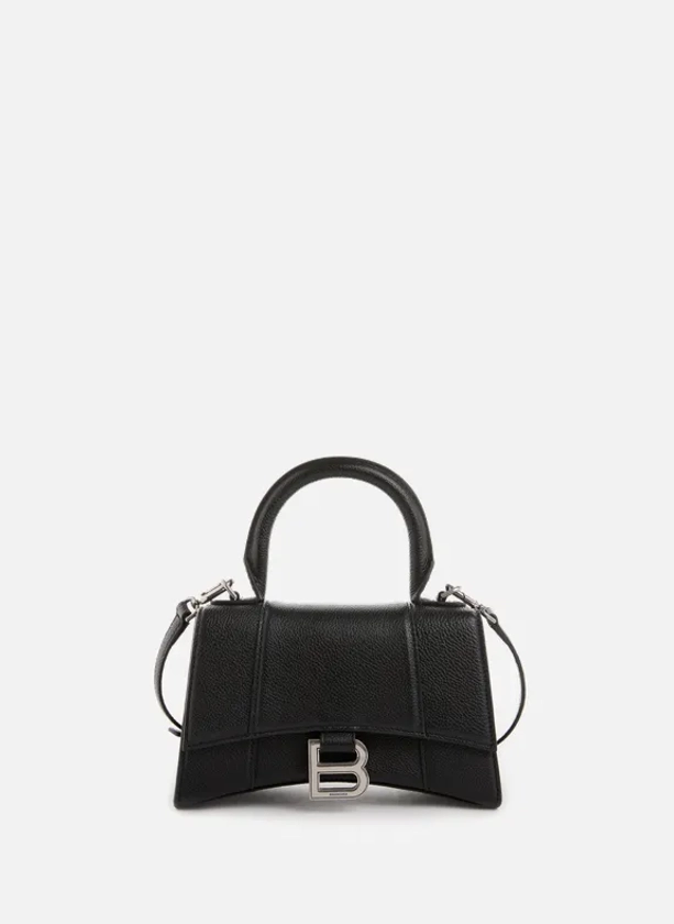 SAC HOURGLASS TOP HANDLE XS EN CUIR - BALENCIAGA pour FEMME | Printemps.com