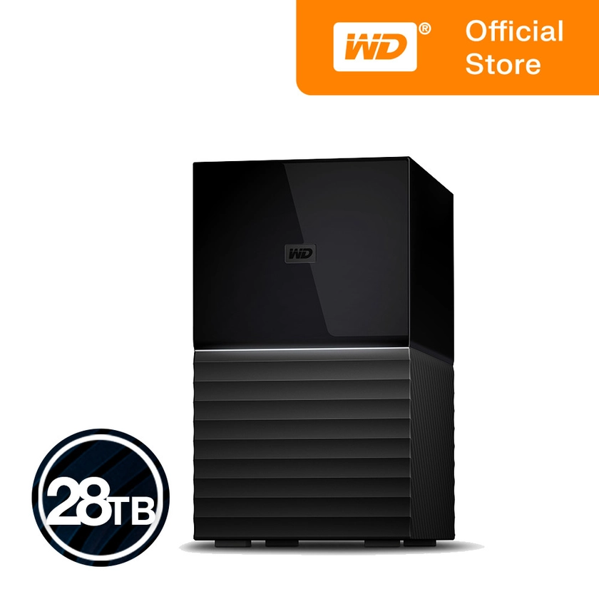 WD NEW My Book DUO 28TB 외장하드 2베이 RAID DAS [우체국택배] : WD