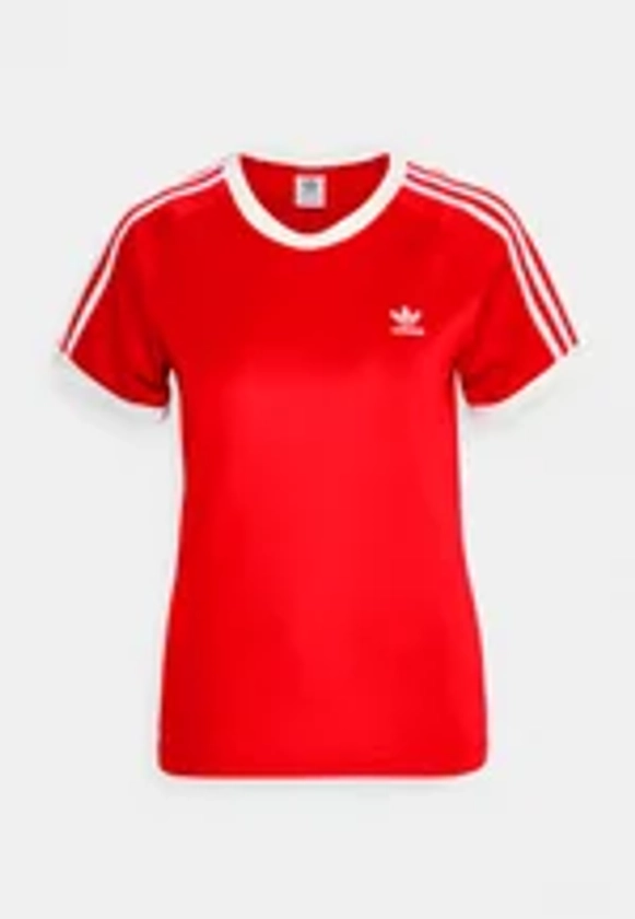 adidas Originals SLIM TEE - T-shirt con stampa - vivid red/rosso - Zalando.it