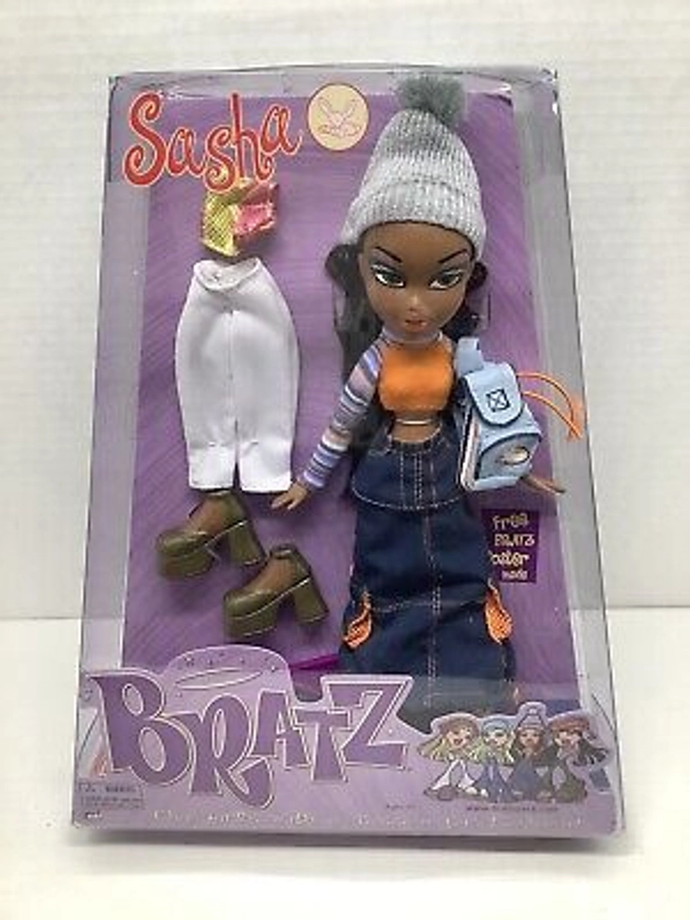 Bratz Sasha Doll 2001 MGA Entertainment First Edition New