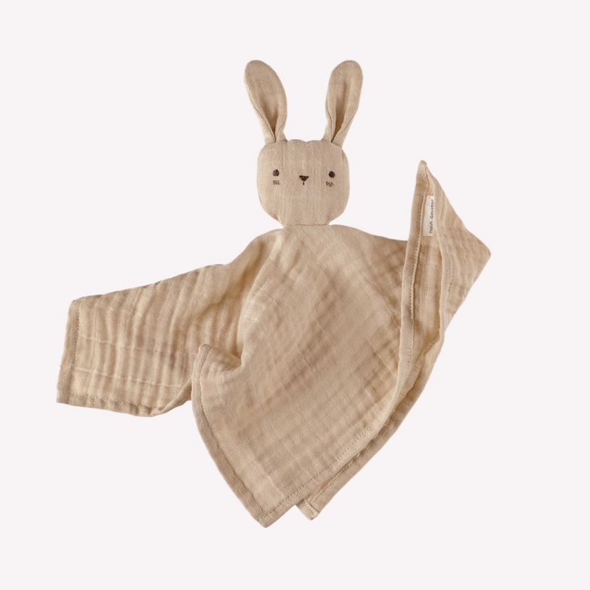 Doudou lange - lapin sable - MAIN SAUVAGE - Lou in Woods