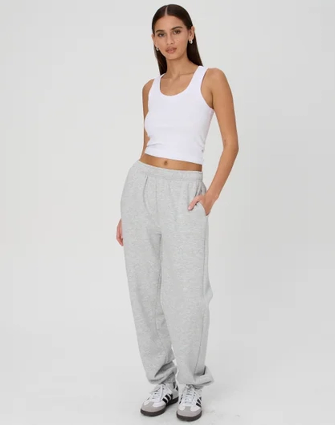 Cotton Sweatpant in Full Moon | Glassons