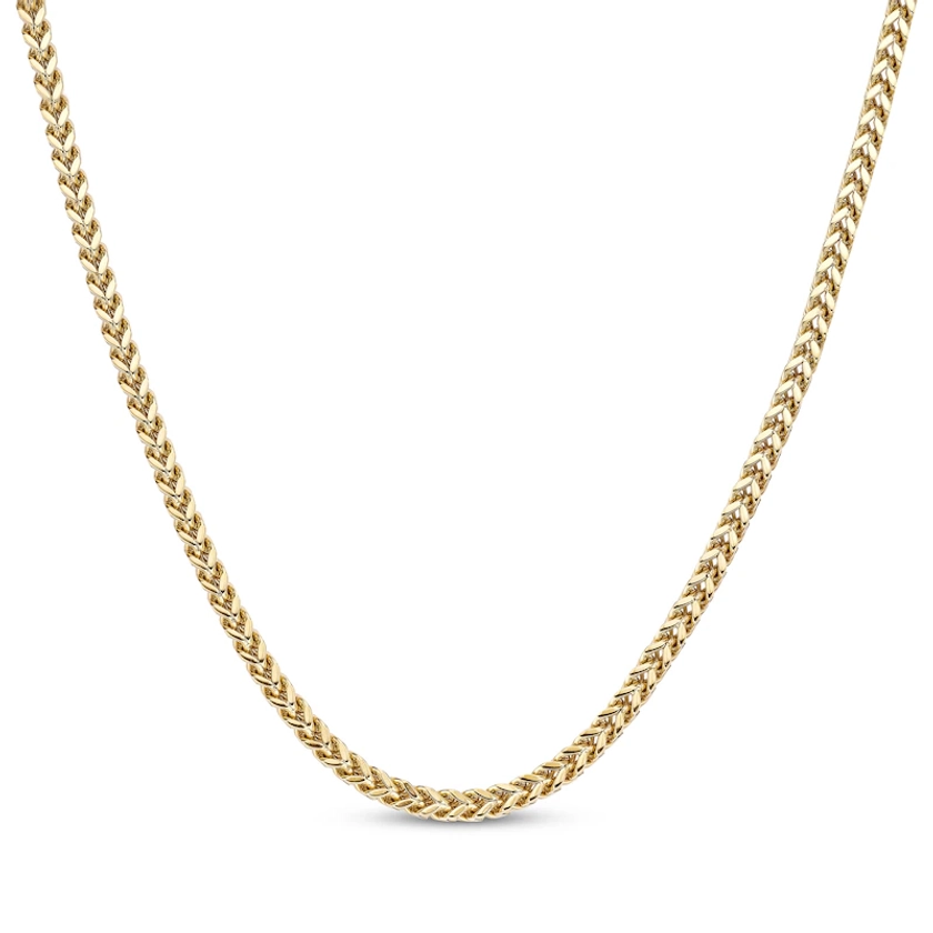 Foxtail Chain Necklace Stainless Steel 22"|Kay