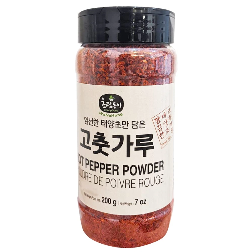 WaNaHong Gochugaru Korean Chilli Powder Small Flake 200G : Amazon.co.uk: Grocery
