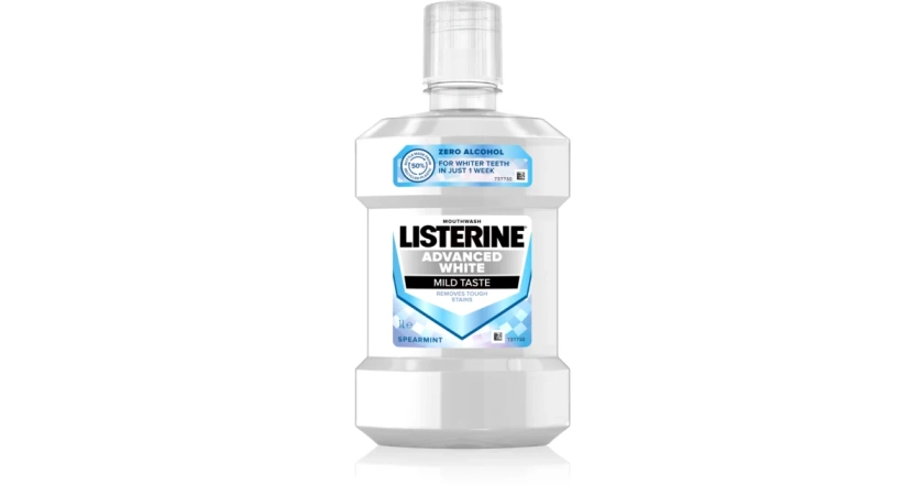 Listerine Advanced White Mild Taste bain de bouche blanchissant | notino.fr