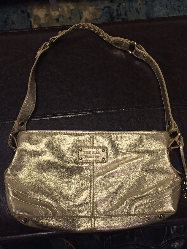 Sak Gold Metallic Leather Purse BARELY USED IF AT ALL